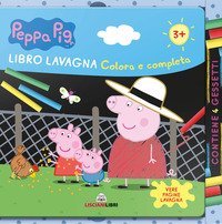 Colora e completa. Libro lavagna. Peppa Pig