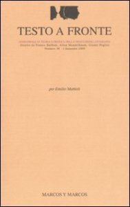 Testo a fronte - Vol. 38