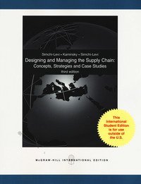 Designing and managing the supply chain: concepts, strategies and case studies