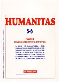 Humanitas (2007) vol. 5-6. Faust nelle letterature europee. - Faust nelle letterature europee