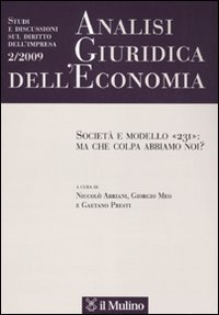 Analisi giuridica dell'economia (2009)