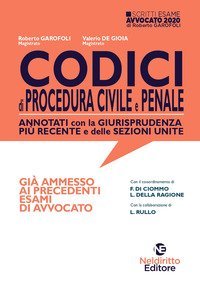 Codici di procedura civile e penale annotati con la giurisprudenza pi&ugrave; recente e delle sezioni unite