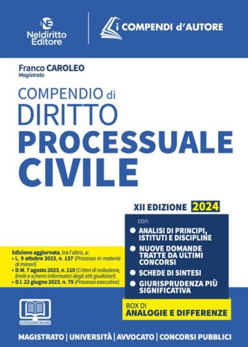 Compendio di diritto processuale civile
