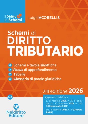 Schemi di diritto tributario 2026