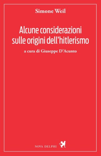 Alcune considerazioni sulle origini dell'hitlerismo