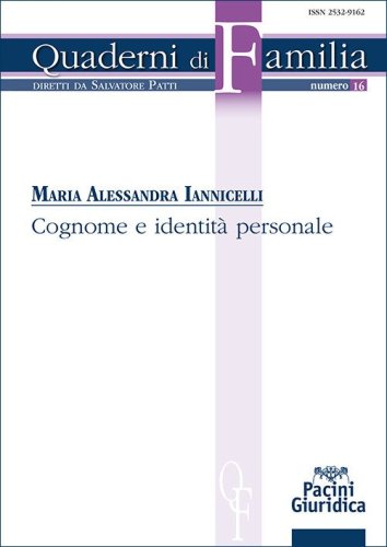 Cognome e identit&agrave; personale
