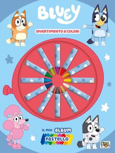 Divertimento a colori! Il mio album pastello. Bluey