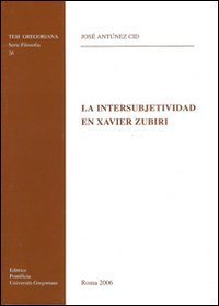 La intersubjectividad en Xavier Zubiri