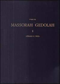 Massorah Gedolah. Iuxta codicem Leningradensem B 19a. Vol. 1: Catalogi. - Catalogi