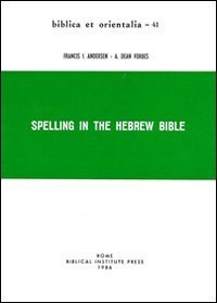 Spelling in the Hebrew Bible