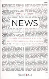 News. Manuale di linguaggio e di stile per linformazione scritta e parlata