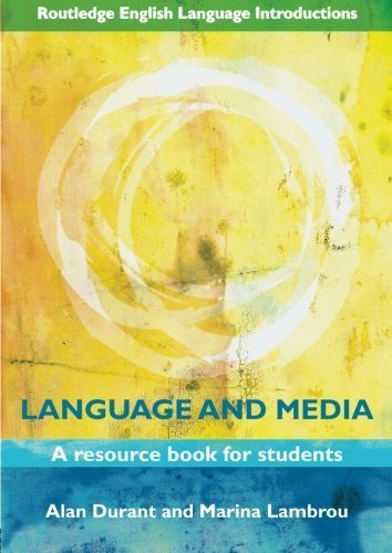 Language And Media A Resource Book For Students