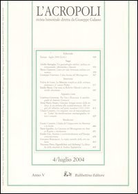 L'acropoli (2004). Vol. 4