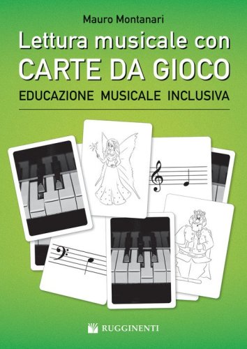 Lettura musicale con carte da gioco per pianoforte