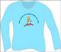 Piccolo Principe. Il Mantello (t-shirt Femminile Manica Lung