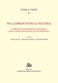 Nel labirinto della materia. Il dibattito filosofico e teologico dalla tarda antichit&agrave; all'et&agrave; moderna