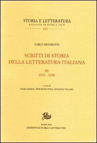Scritti di storia della letteratura italiana