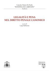 Legalità e pena nel diritto penale canonico