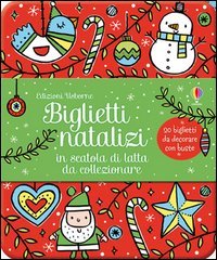 Biglietti natalizi in scatola di latta da collezionare