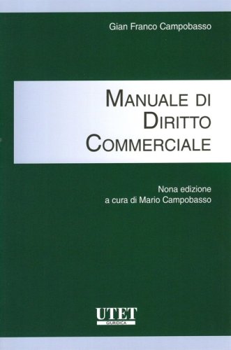 Manuale Di Diritto Commerciale